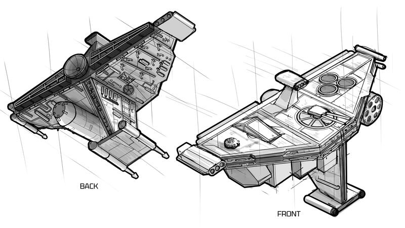 Corellian T-ship