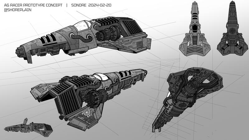 Anti-Grav Prototype Racer