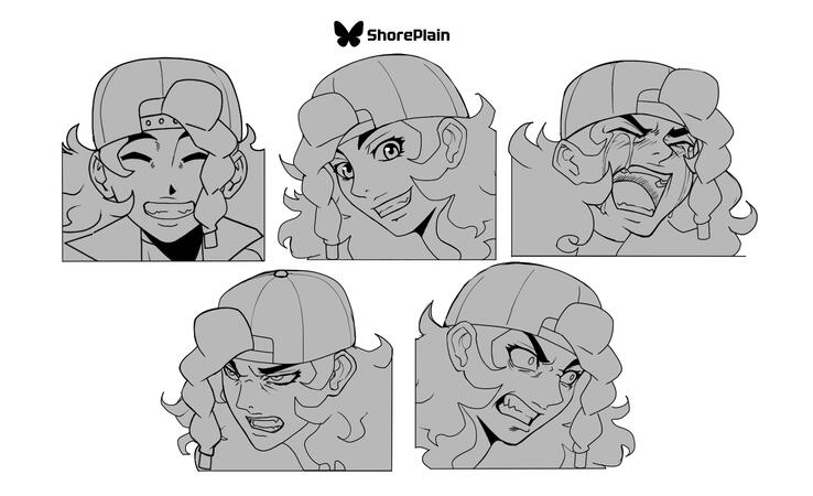 Brawler - Expression Sheet
