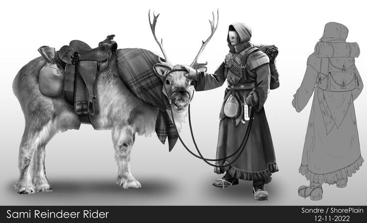 Sami Reindeer Rider