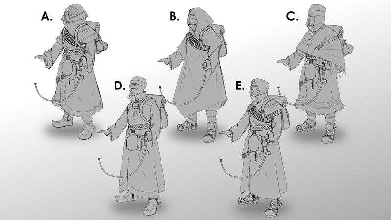 Sami Reindeer Rider - Variations